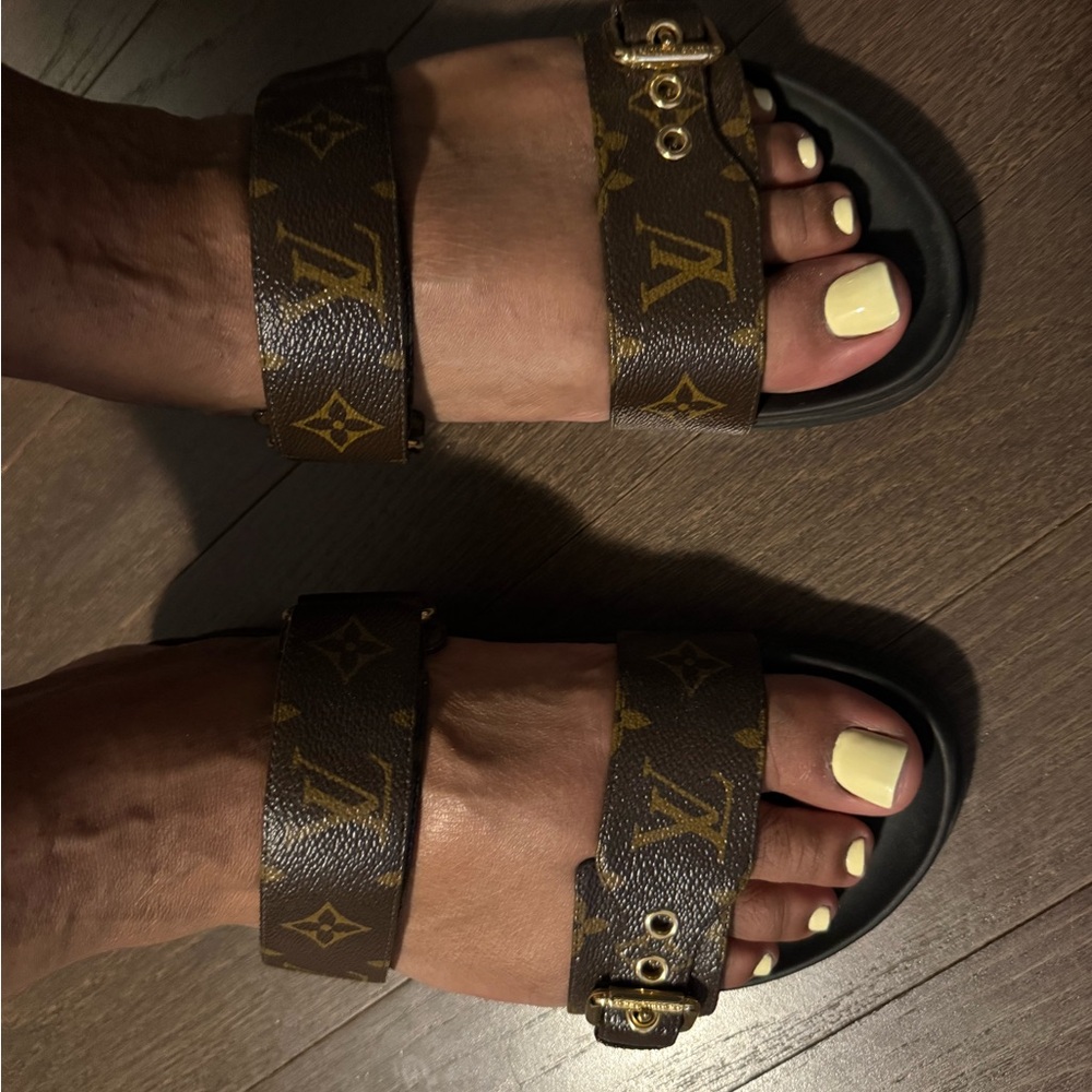 Louis Vuitton Bom Dia Flat Comfort Mule (EU 42)